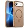 Mobigear Shockproof Coque iPhone Air MagSafe Coque arrière Rigide - Desert Gold