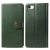 Mobigear Snap Button Housse iPhone SE (2022) Etui Porte-Monnaie - Vert