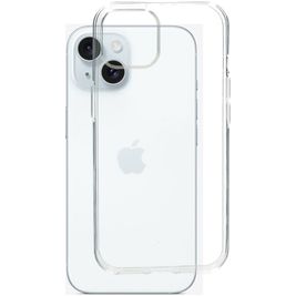 Mobiparts Classic Coque Transparente iPhone 15 Coque arrière en TPU Souple - Transparent