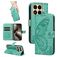 Mobigear Butterfly Xiaomi 15T Pro Étui Portefeuille - Vert