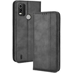 Mobigear Sensation Housse Nokia C21 Plus Etui Porte-Monnaie - Noir