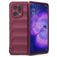 Mobigear Bumpy Coque OPPO Find X5 Coque arrière en TPU Souple - Bordeaux