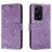 Mobigear Flowers HONOR 200 Lite Étui Portefeuille - Violet