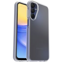 OtterBox React Coque Transparente Samsung Galaxy A15 Coque arrière Rigide Anti-Chocs - Transparent