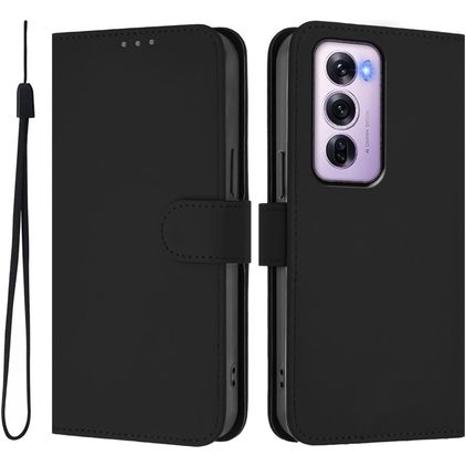 Mobigear Urban Wallet Housse OPPO Reno 12 Pro Etui Porte-Monnaie - Noir