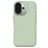 Decoded Stacks Coque iPhone 16 MagSafe Coque arrière en Silicone - Mist Green