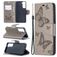 Mobigear Butterfly Housse Samsung Galaxy S21 Etui Porte-Monnaie - Gris