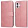 Mobigear Wallet Housse iPhone 17 Etui Porte-Monnaie - Rose doré