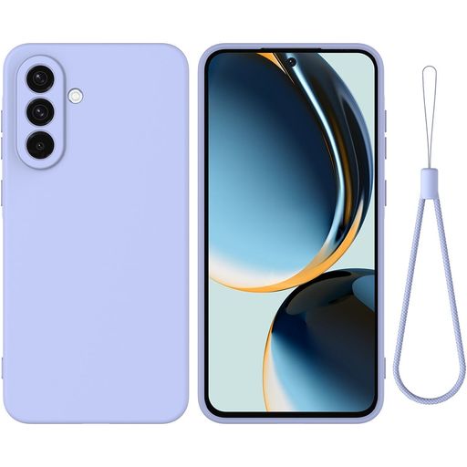 Mobigear Rubber Touch Coque Samsung Galaxy A56 Coque arrière en Silicone - Violet