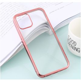 Mobigear Transparent TPU Case Rose Gold Apple iPhone 12 Pro Max