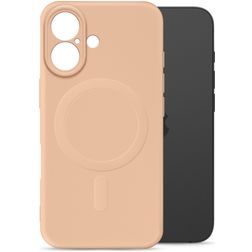 My Style Protective Flex Coque iPhone 16 MagSafe Coque arrière en TPU Souple - Soft Pink