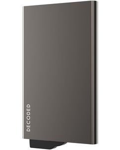 Decoded Card - Porte Cartes en en Titane - 6 Cartes - Compatible MagSafe - Titane