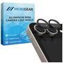 Mobigear Single Samsung Galaxy Z Flip 8 Verre trempé Protection Objectif Caméra - Compatible Coque - Noir