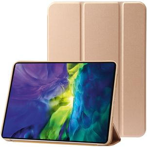 Mobigear Tri-Fold Gel Coque iPad 10 (2022) Etui en TPU,Similicuir - Or