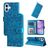 Mobigear Sunflower Housse iPhone 17 Etui Porte-Monnaie - Bleu