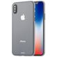 Mobigear Ultra Slim Coque Transparente iPhone XS Coque arrière Rigide Extra-fin - Transparent