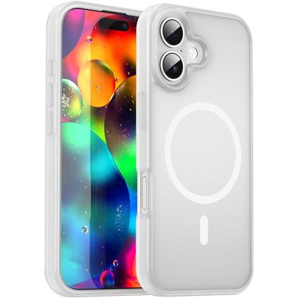 Mobigear Shockproof Coque iPhone 17 MagSafe Coque arrière Rigide - Matte White