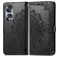 Mobigear Mandala Housse HONOR 70 Etui Porte-Monnaie - Noir