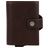Valenta Card Case Plus - Porte Cartes en - 8 Cartes - Chocolate