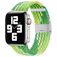 Mobigear Braided Bracelet Nylon Apple Watch Fermeture à pince - 42/41/40/38 mm - Citron vert