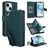 Mobigear Wallet iPhone 15 Étui Portefeuille - Vert