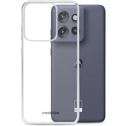 Mobilize Gelly Coque Transparente Motorola Edge 50 Coque arrière en TPU Souple - Transparent