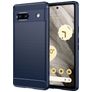 Mobigear Brushed Slim Coque Google Pixel 7a Coque arrière en TPU Souple - Bleu