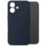 My Style Protective Flex Coque iPhone 16 MagSafe Coque arrière en TPU Souple - Bleu Marin