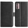 Mobigear Slim Magnet Housse Motorola Moto G42 Etui Porte-Monnaie - Noir