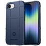 Mobigear Rugged Shield Coque iPhone 16e Coque arrière en TPU Souple Anti-Chocs - Bleu