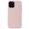 Mobigear Rubber Touch Coque iPhone 13 Coque arrière en Silicone - Sand Pink