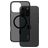CARE by PanzerGlass Flagship Coque iPhone 16 Pro Max MagSafe Coque arrière Rigide - Transparent / Noir