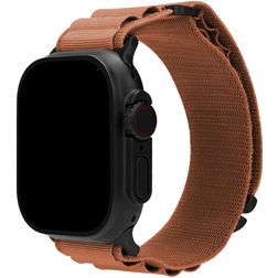 Mobilize Alpine Bracelet Nylon Apple Watch Fermeture boucle ardillon - 42/41/40/38 mm - Terracotta