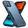 Mobigear Heavy Armor Coque iPhone 14 Coque arrière Rigide Anti-Chocs - Dark Blue