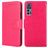 Mobigear Wallet Housse TCL 30 Plus Etui Porte-Monnaie - Magenta