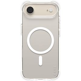 CARE by PanzerGlass Fashionable Coque Transparente iPhone Air MagSafe Coque arrière en Silicone - Transparent