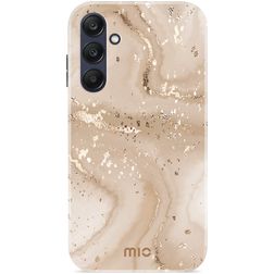 MIO Coque Samsung Galaxy A25 5G MagSafe Coque arrière Rigide - Gold Marble