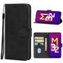 Mobigear Wallet Housse Samsung Galaxy M32 5G Etui Porte-Monnaie - Noir