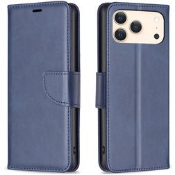 Mobigear Excellent Housse iPhone 17 Pro Etui Porte-Monnaie - Bleu