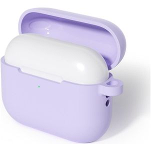 Mobigear Colors Coque Apple AirPods Pro 3 en Silicone Souple - Lavender Purple