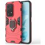 Mobigear Armor Ring Coque HONOR 200 Lite Coque arrière Rigide Anti-Chocs avec Anneau-Support - Rouge