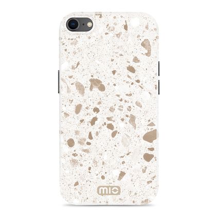 MIO Coque iPhone SE (2022) MagSafe Coque arrière Rigide - Soft Terrazzo