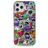 Mobigear Design Coque iPhone 12 Pro Coque arrière en TPU Souple - Graffiti