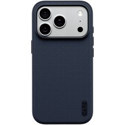 CARE by PanzerGlass Fusion Fabric iPhone 18 Pro MagSafe Tissu Coque arrière Antichoc - Bleu
