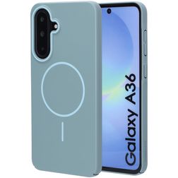 Mobiparts Slim Line Coque Samsung Galaxy A36 MagSafe Coque arrière Rigide - Sage Green