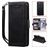 Mobigear Two Tone Housse iPhone SE (2022) Etui Porte-Monnaie - Noir