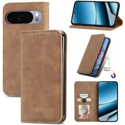 Mobigear Retro Slim Housse Google Pixel 10 Pro XL Etui Porte-Monnaie - Marron