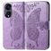 Mobigear Butterfly Housse OPPO Reno 8T 5G Etui Porte-Monnaie - Violet