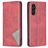 Mobigear Rhombus Slim Housse Samsung Galaxy A55 Etui - Rouge