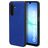 Mobiparts Classic Coque Samsung Galaxy A17 MagSafe Coque arrière en TPU,Similicuir - Sapphire Blue